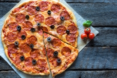 Pepperoni pizza