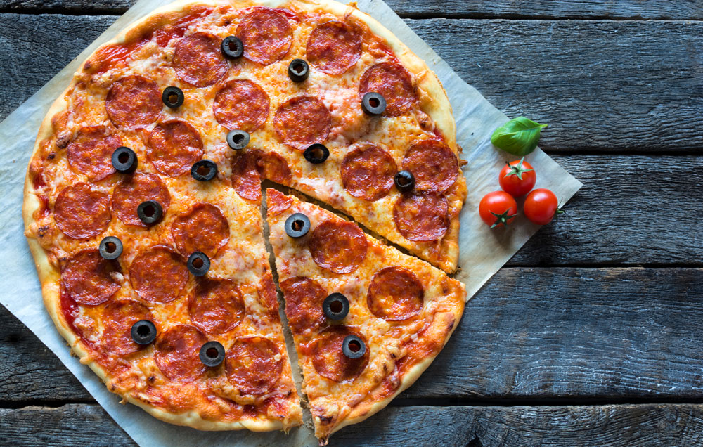 Pepperoni pizza